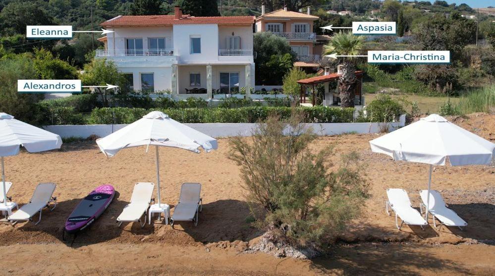 Alekos Beach Houses-Alekos Beach Complex 릭수리 외부 사진